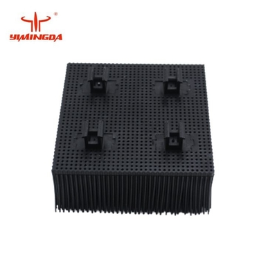 Le parti automatiche della taglierina della setola spazzolano il poli blu materiale di 100x100x42mm/colore nero