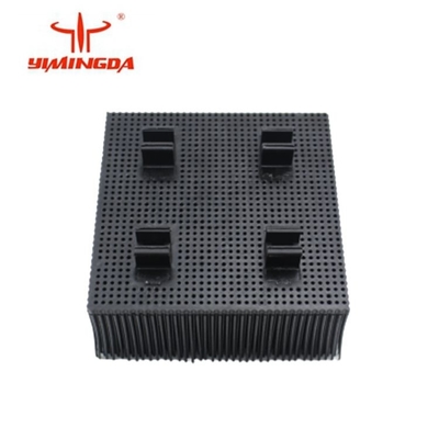 Le parti automatiche della taglierina della setola spazzolano il poli blu materiale di 100x100x42mm/colore nero
