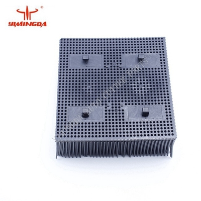 Il nero automatico di nylon del blocchetto della setola della taglierina spazzola 100 x 100 x 42mm per Morgan