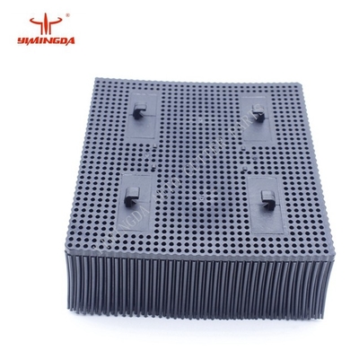 Il nero automatico di nylon del blocchetto della setola della taglierina spazzola 100 x 100 x 42mm per Morgan