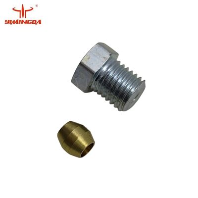 Macchine per taglio tessile, parte n. 060866 Vattone di connessione del tubo di olio per bullmer Procut Xl7501