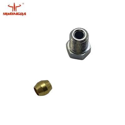 Macchine per taglio tessile, parte n. 060866 Vattone di connessione del tubo di olio per bullmer Procut Xl7501