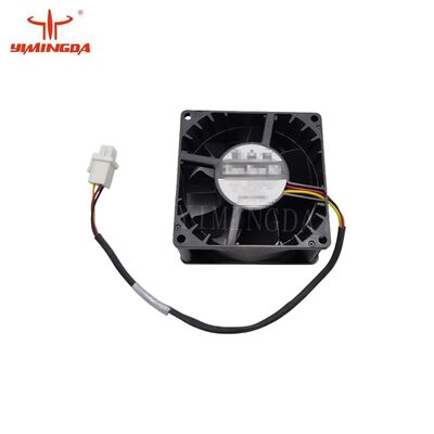 Ricambio per macchina taglierina tessile N. 1012453000 / 1011409000 Ventola, 80x80x38mm, 90CFM, 24VDC