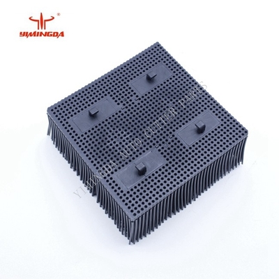 Il nero automatico di nylon del blocchetto della setola della taglierina spazzola 100 x 100 x 42mm per Morgan
